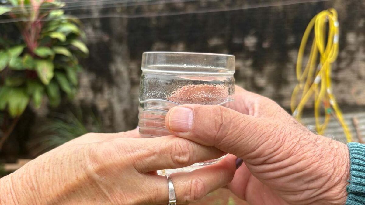 Homem pede copo d'água e joga em mulher em Faxinal