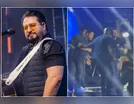 Marrone, da dupla com Bruno, cai de palco em show e bate a cabeça