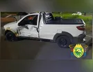 Batida entre carros em rotatória da PR-218 deixa ferido em Arapongas