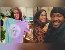 Carol Peixinho e Thiaguinho descobrem sexo do bebê em evento íntimo