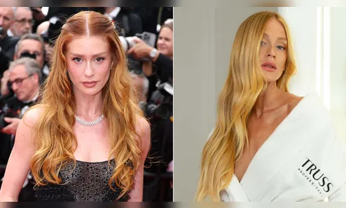 Marina Ruy Barbosa fica loira e abandona ruivo
