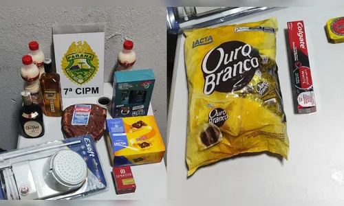 Rapaz é preso furtando mais de R$ 1 mil em produtos em Arapongas