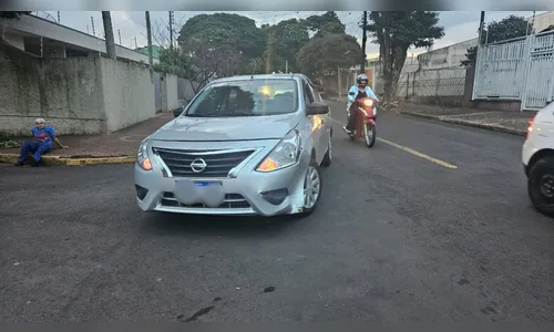 Acidente com três veículos em Apucarana deixa uma pessoa ferida