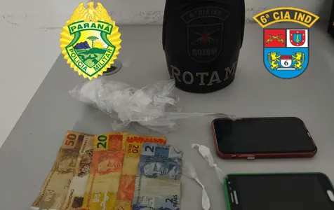 Ação da Rotam foi na Rua Ivaiporã