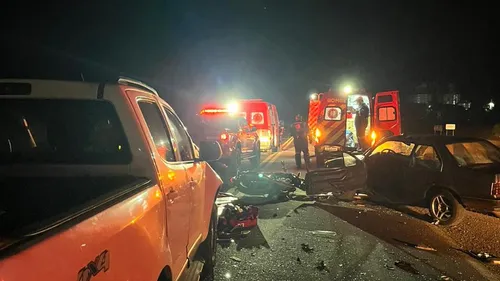 Acidente ocorreu na altura da Placa Luar