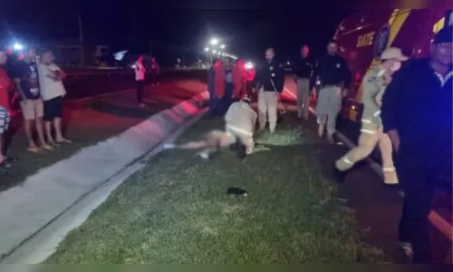 Homem morre atropelado ao voltar para pegar blusa caída na BR-277