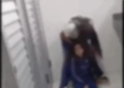 Agressão foi filmada