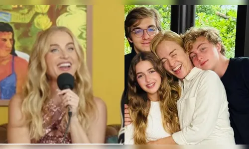 Angélica fala sobre os filhos e cita Benício: 'Incomoda um pouco'