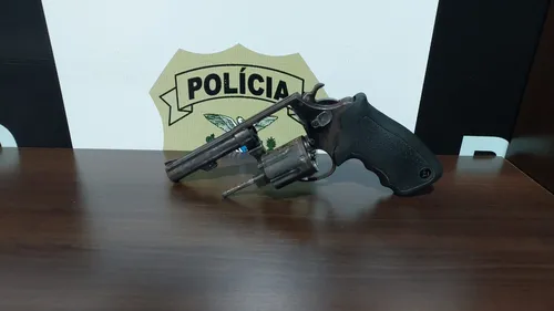 Arma foi apreendida durante cumprimento de mandado judicial