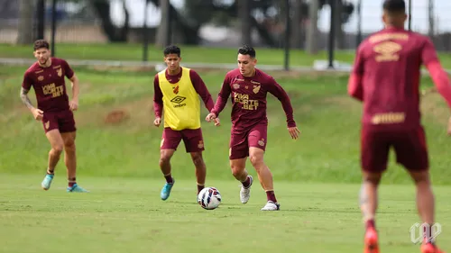 Athletico durante preparação em Curitiba