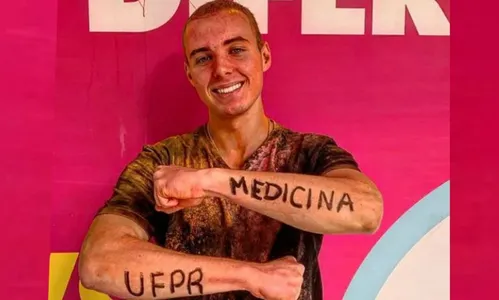 Jovem descobre que passou em medicina na UFPR logo após enterro do avô