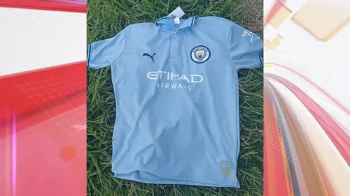 Camisa do Manchester City, tradicional time inglês, furtada