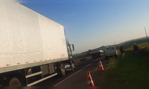 Motorista de caminhonete atropela e mata pedestre na PR-092