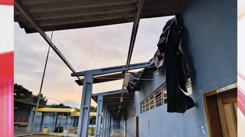 Chuva deixou estragos em escolas de Guarapuava