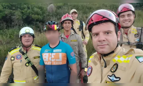 Corpo de Bombeiros resgata ciclista que se perdeu em trilha no Paraná