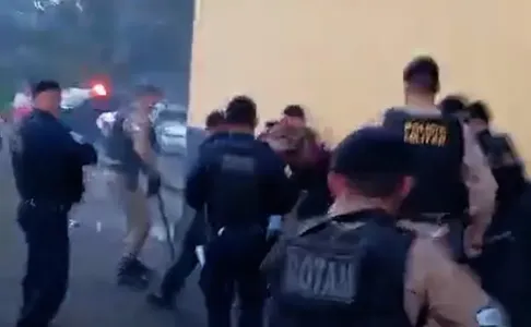Confusão aconteceu no sábado