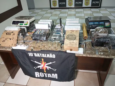 Drogas foram entregues na delegacia de Apucarana