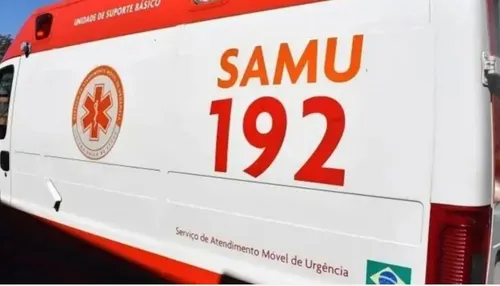 Ele foi socorrido e encaminhado ao hospital