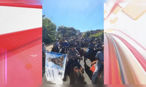 Cavalgada do Trabalhador atrai multidão em Jandaia do Sul
