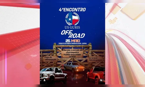 Jandaia do Sul recebe 4º Encontro US Guris Off Road neste domingo (25)