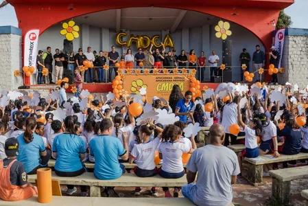 Evento na Praça do 28 de Janeiro