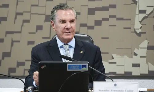Ex-presidente Fernando Collor de Mello, hoje detido em Alagoas
