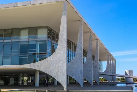 Fachada do Palácio do Planalto em Brasília.