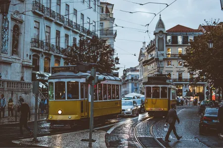 Havia engarrafamentos no centro da cidade de Madri