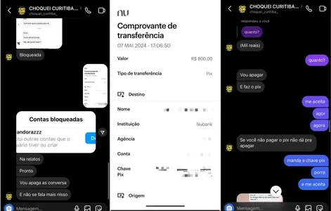 Homem chantageava as vítimas em Curitiba