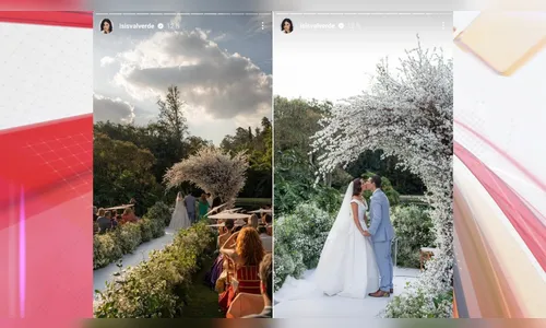 Isis Valverde e Marcus Buaiz celebram casamento em fazenda paulista