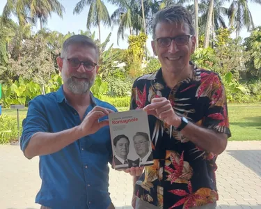 Jornalistas André De Canini e Donizete Oliveira