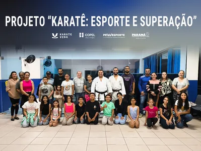 Karatê gratuito para jovens no Centro da Juventude em Apucarana