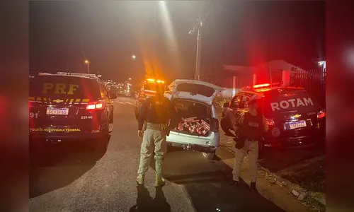 Motorista joga óleo em viatura durante tentativa de fuga no PR; veja
