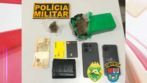 Moto usada no crime também foi apreendida