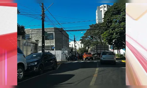 Motociclista fica ferida em colisão com carro no centro de Apucarana