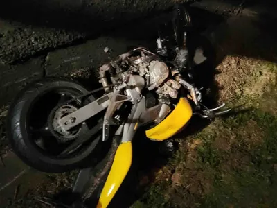 Motociclista morreu no local do acidente