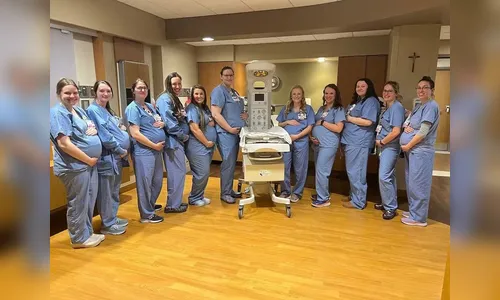 14 enfermeiras do mesmo hospital ficam grávidas ao mesmo tempo