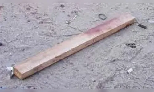 Mulher é agredida com paulada na cabeça e suspeito acaba preso