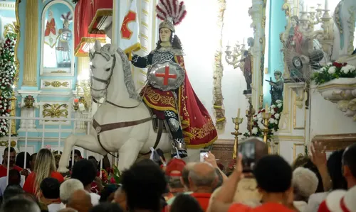 Na crença católica, São Jorge é considerado padroeiro dos cavaleiros