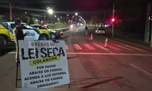 PM de Ivaiporã realiza operação Lei Seca e autua motoristas