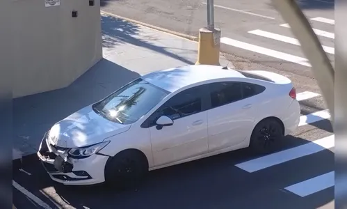 Acidente no centro de Arapongas deixa uma pessoa ferida