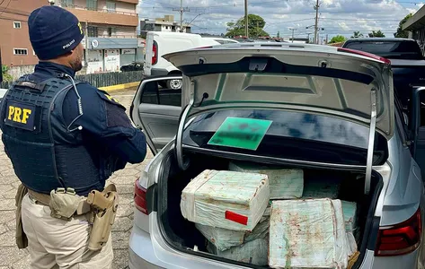 O Virtus transportava 337,30 quilos de maconha
