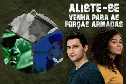 O alistamento é obrigatório para os jovens do sexo masculino no ano em que completam 18 anos