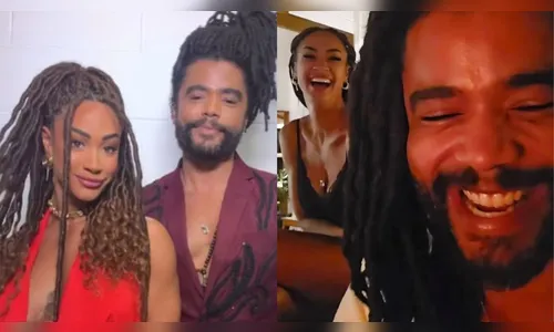 Ex-BBB Diogo Almeida divide momento romântico com Aline