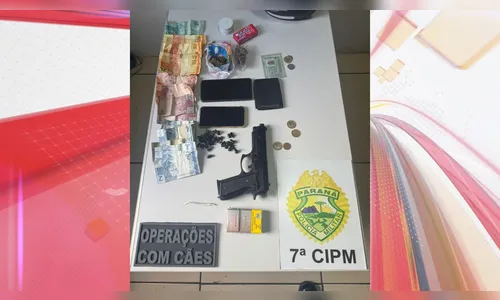 Com ajuda do canil, PM apreende drogas em Sabáudia