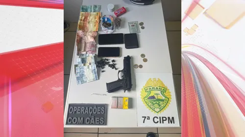 O homem, o adolescente e as drogas apreendidas foram encaminhadas a 5ª Central de Flagrantes