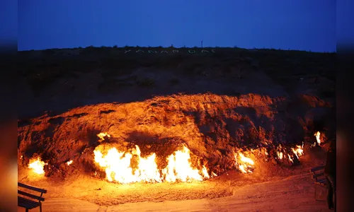 A montanha no Azerbaijão está em chamas há mais de 4 mil anos