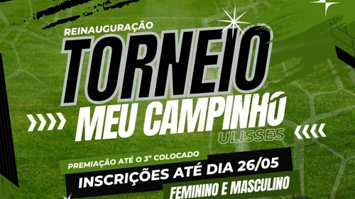 Podem participar equipes femininas e masculinas, sem custo, de acordo com o secretário de Esportes, Altair Sartori