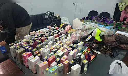 Polícia Civil prende trio e apreende diversos perfumes falsificados