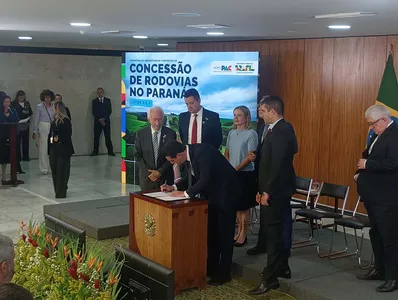 Ratinho Junior também defendeu o modelo de concessão, que uniu rodovias estaduais e federais dentro do mesmo pacote